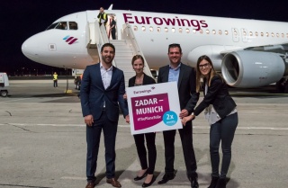 From February 17th until March 1st 2020 Eurowings will fly from Germany to Zadar